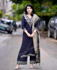 Khadi Cotton Women's Kurti Set