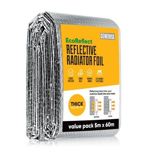 Radiator reflective foil - reflective,