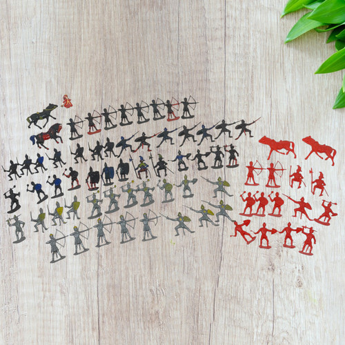 Vtg lot medieval knights - vtg,