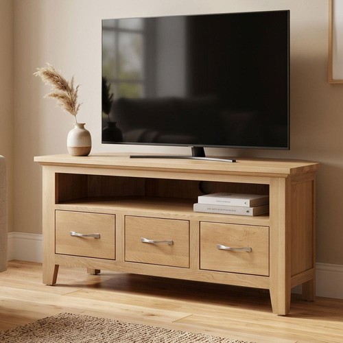 Solid oak corner - oak,