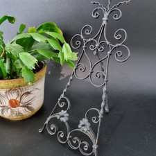 Ornate Style Black Picture Easel Freestanding Display Vintage 10in X 5in