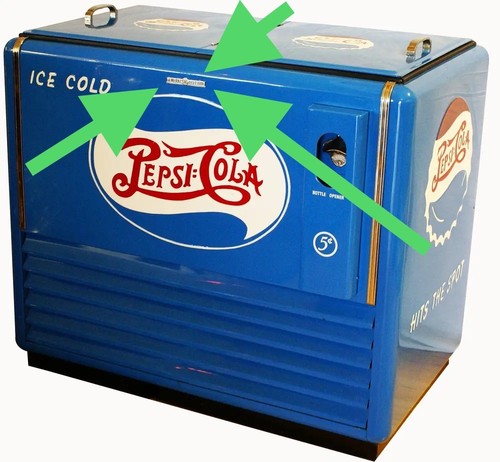 1940s pepsi cola - cola, cooler