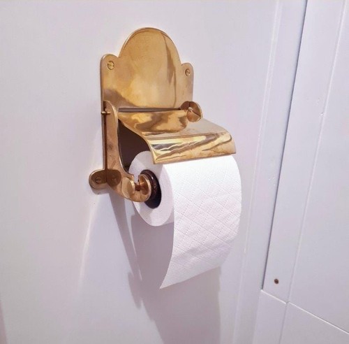 Rustic toilet roll holder - rustic,