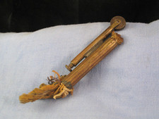 ANTIQUE BRASS POCKET FUSEE SMOULDER ROPE LIGHTER WW1 MILITARY