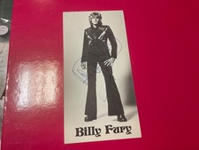 BILLY FURY-  HAND SIGNED