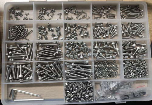 1080pcs screw bolts - m3,