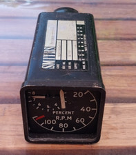 RAF Aircraft Smiths Industries Tachometer Indicator PW/2009 KTD/BU/2