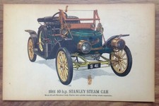 Vintage Postcard 1911 10 h.p. Stanley Steam Car. Free Postage