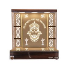 Wooden Temple With LED lights