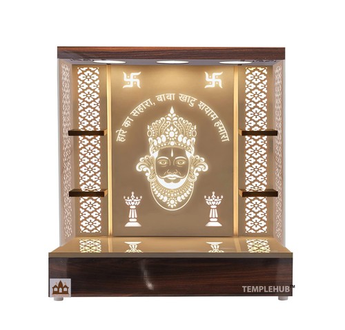 Wooden temple with led - temple, lights