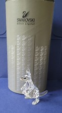 SWAROVSKI CRYSTAL ANIMALS/KANGAROO/RARE, MINT, RETIRED, BOXED (3)