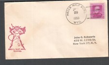 1950 cachet cover hells half - 1950,