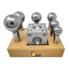 Doming 3" Block & 6 Punch Set