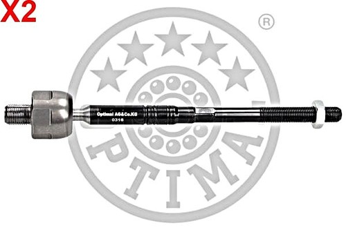 Front inner tie rod axle - inner,