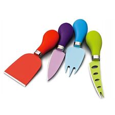 Taylor's Eyes Witness Cheese Knife Set 4 Piece Coloured Non-Stick