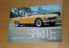 Austin Healey Sprite Mk4 Brochure 1969-1970
