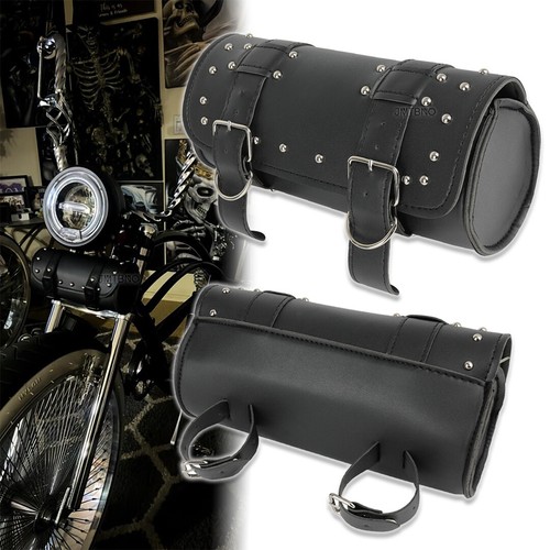 Motorcycle front fork storage - front,