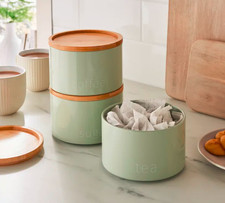 Stackable Tea Coffee Sugar