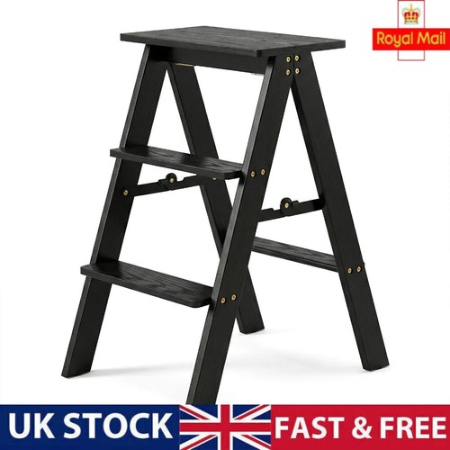 Folding wooden step - wooden,