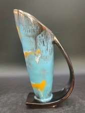 Vintage 1960s West Germany Vase 588 Mid Century Modern Fat Lava Drip Glaze