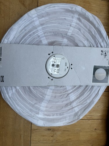 Ikea solvinden white ball - white, led