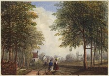 Mary Webster (1794-1883) Watercolour Painting - Eastbourne Sussex 1848