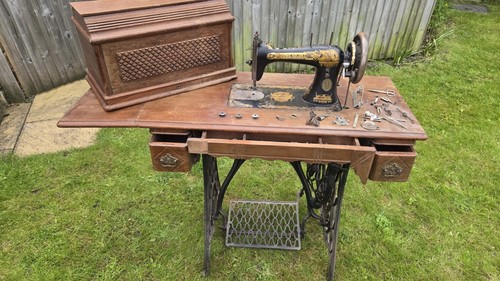 Vintage singer sewing - sewing, machine