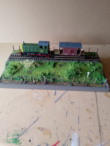 Drury shunter and brake van - drury,