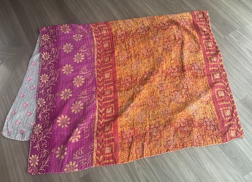 Indian vintage kantha single - kantha,