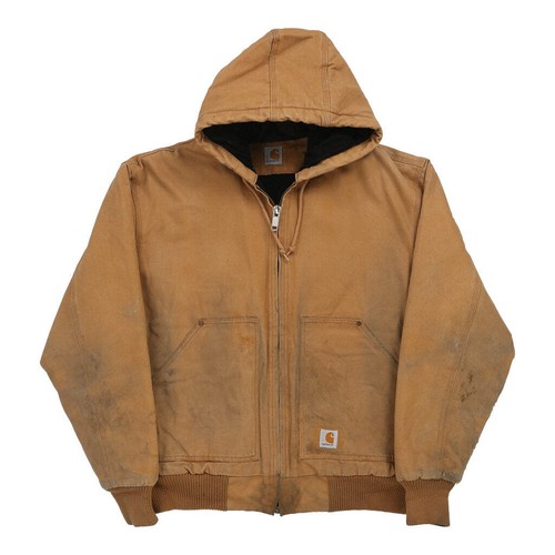 Heavily worn carhartt jacket - carhartt,