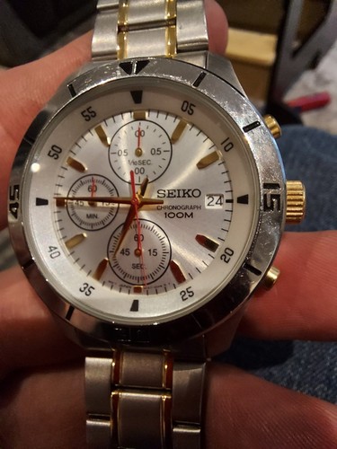 Seiko chronograph men quartz - chronograph, men's