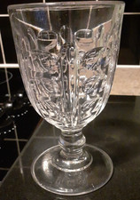 antique Moulded Glass rummer