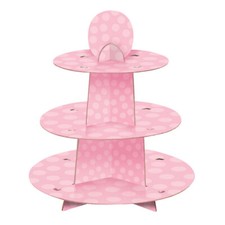 Pink cupcake stand - cupcake, cake