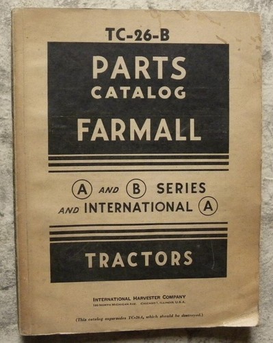 Original 1946 farmall b - 1946,