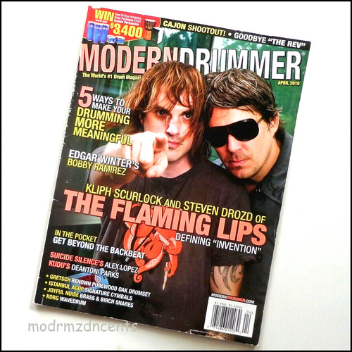 Modern drummer april - -, 2010
