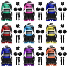 4Pcs Girls Cheerleading