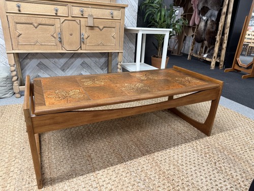 Teak coffee table - teak,
