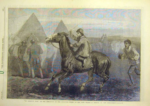 Original old antique print - original,