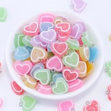 Heart Shaped Candy Charms