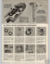 1957 PAPER AD Motor Outboard
