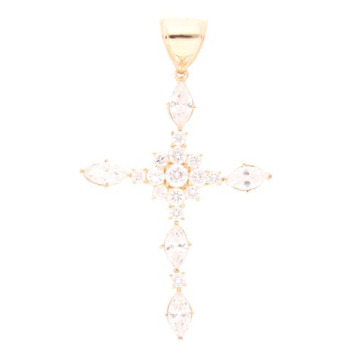 9carat yellow gold - yellow, simualted