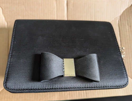 Ted baker black satin bow - ted,