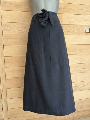 Toast navy wool blend - blend, maxi