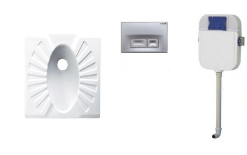 Squatting pan asian toilet - pan,