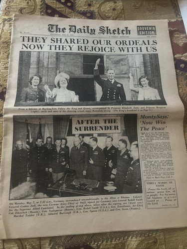 Ww2 day newspaper may 9 - day,