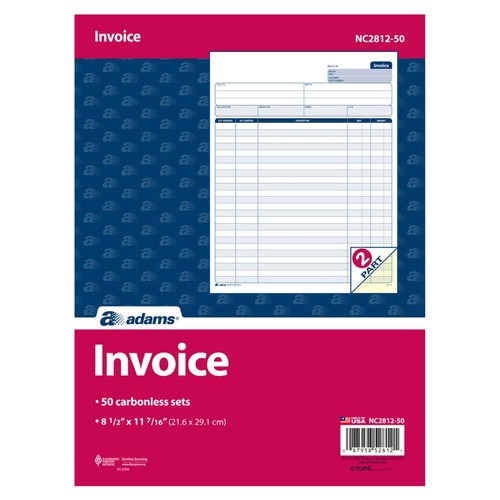 Adams invoice sets part - adams, sets,