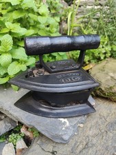 Antique BIC Special 10 Cast Iron Charcoal Coal Clothes Flat Iron