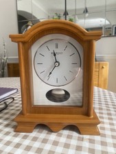 WM Widdop Mantle Clock Wood
