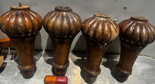 Vintage carved wood - 4,