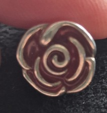 925 Disney Charm Beauty and The Beast Belle's Rose Charm